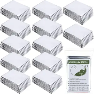 12 Pack Silver Reflective Mylar Film, Garden Greenhouse Covering Foil Sheets, 83x 52 inch Mylar Film Sheets for Plant Growth, Grow Room, First Aid, Camping, Outdoor Survival