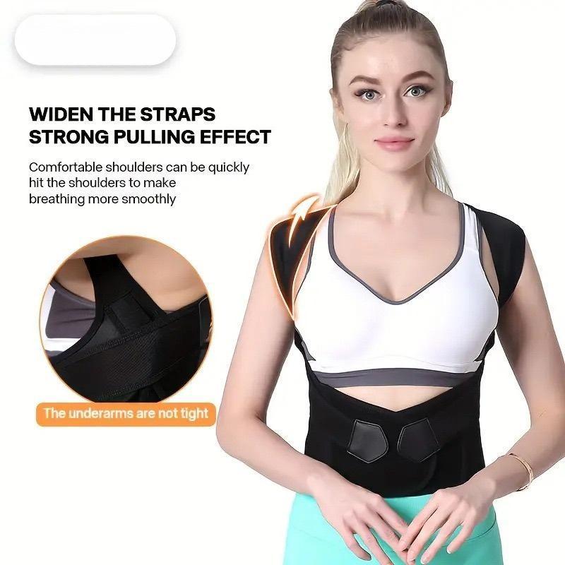 Advanced Back Brace Trainer, Adjustable Back Brace, BackStraightener, Youth Posture Corrector Belt, Unisex PostureSupport Strap, Ideal for Home Office Use, Enhances BadPosture