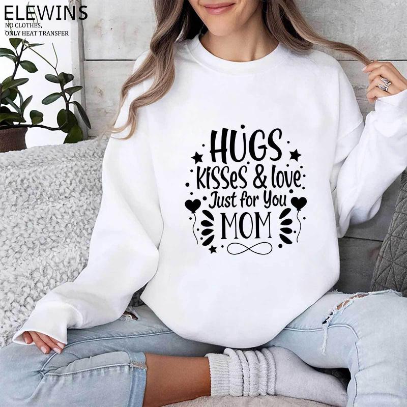 6 Sheets Happy Mother'S Day Mom Quote Iron on Transfers | DTF Transfers Ready to Press, Ideal for T-Shirts, Hoodies, Jeans, Backpacks & Pillows, Machine Washable Plastic | Washable Plastic Transfer Papers Suitable for Men and Women by