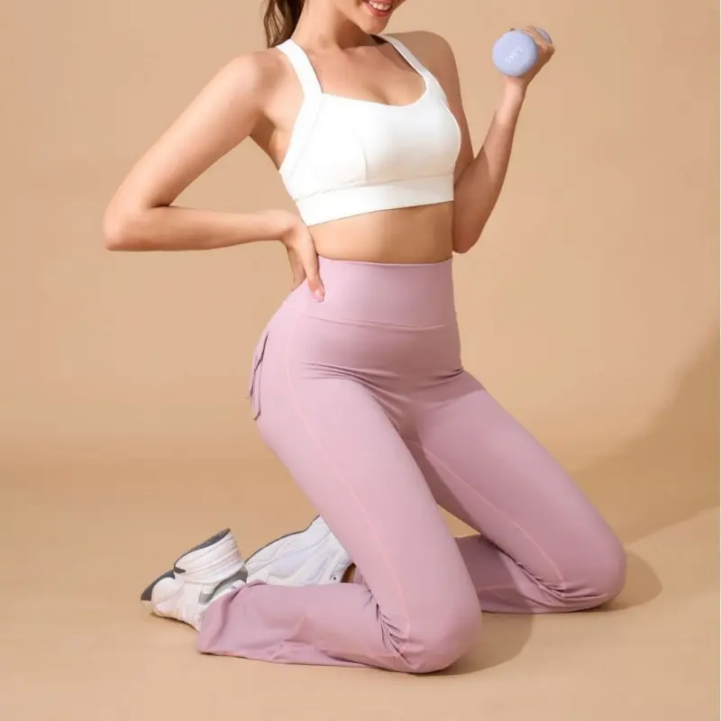 High Waist Yoga Pants with Phone Pocket| Butt Lifting Micro Flare Leggings No Chafing Workout Leggings High Waist Yoga Pants with Phone Pocket| Butt Lifting Micro Flare Leggings No Chafing Workout Leggings