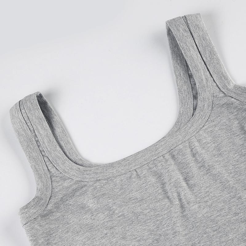 Women's Solid Square Neck Tank Romper, Casual Comfy Sleeveless Body Hugging Skinny Romper for Daily Wear, Ladies Clothes for Fall & Winter