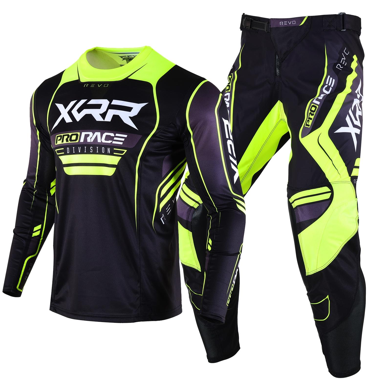 XCRR Jersey and Pants Combo Motocross Enduro Offroad MX MTB DH Riding Dirt Bike Downhill Racing Adult Sports Gear Set Sports Clothing