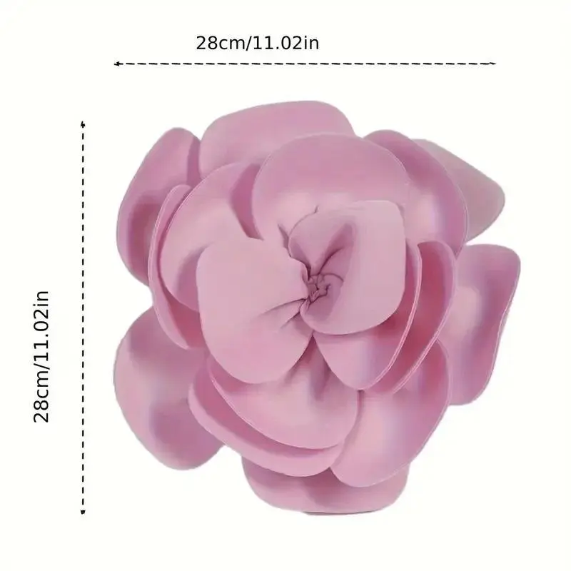 Exaggerated Large Rose Flower Headpiece Fascinator hat Women Wedding Tea Party Hair Accessories Kentucky Derby Bridal