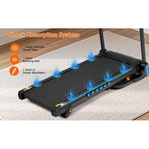 NEW ARRIVAL Foldable Treadmill with 3.0 HP Motor, 4-Level Incline, Bluetooth Speaker & USB/Type-C Ports – 350 lb Capacity