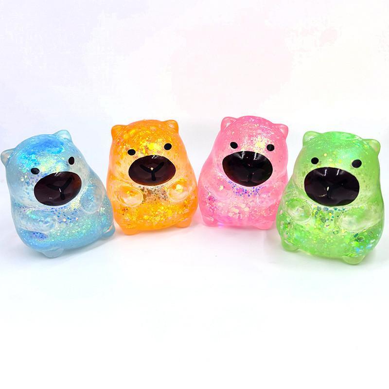 Cute Capibala Maltose Pinch, Slow Rebound Stress Relieving Toy, Fun Interactive Toy, Ideal for Relieving Anxiety and Fun Interaction, Perfect Gift Choice