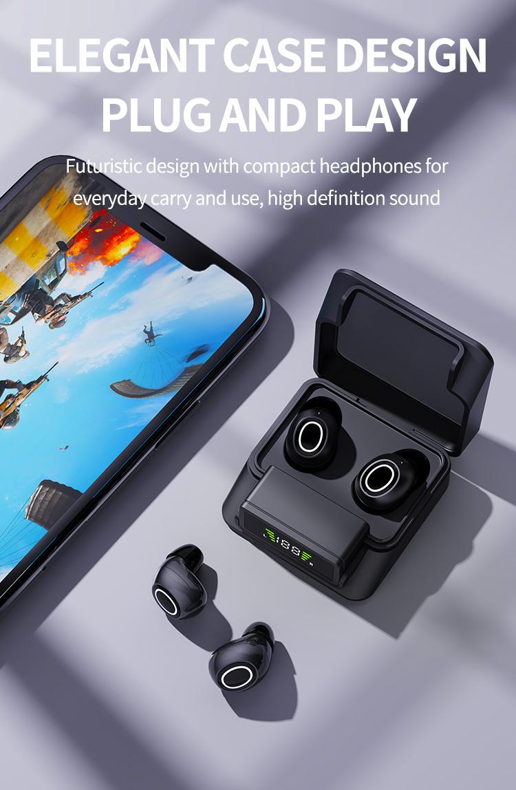 Invisible Earbuds, Ultra-Compact Mini Earphones, True Wireless Earbuds, Wireless Sleep Earbuds, Sleep Headphones, No Flashlight Needed, Perfect Gift for Girlfriend