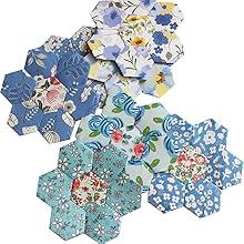 100% Cotton Quilting Squares 5''x5'' Floral Print Precut Bundles Packs for Quilting 5 inch Clearance for Pathwork(Fresh Style)