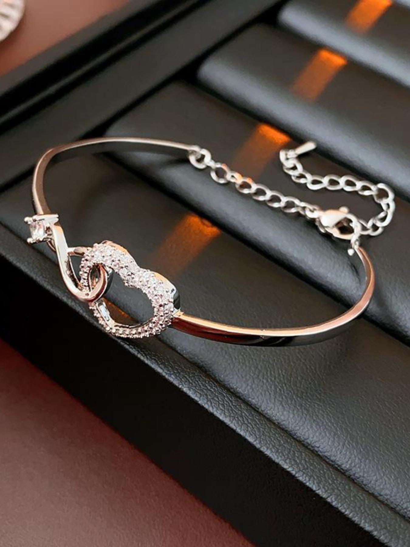 High-Quality Jewelry Bracelet for Milestone Celebrations, Infinite Heart Design, Forever Connected Gift for Daughter