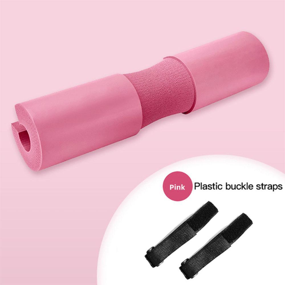 Barbell Shoulder Protector, 1 Count Thick Sponge Barbell Shoulder Pad with Fixing Strap, Fitness Equipment for Home Gym Workout