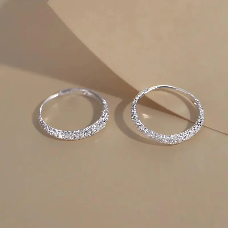 Women's Metal-Coated Needle-Piercing Flower Charm Hoop Earrings, 1-Size Fashion Costume Jewelry, Party-Wedding Daily Wear Accessories, Flowers, Female