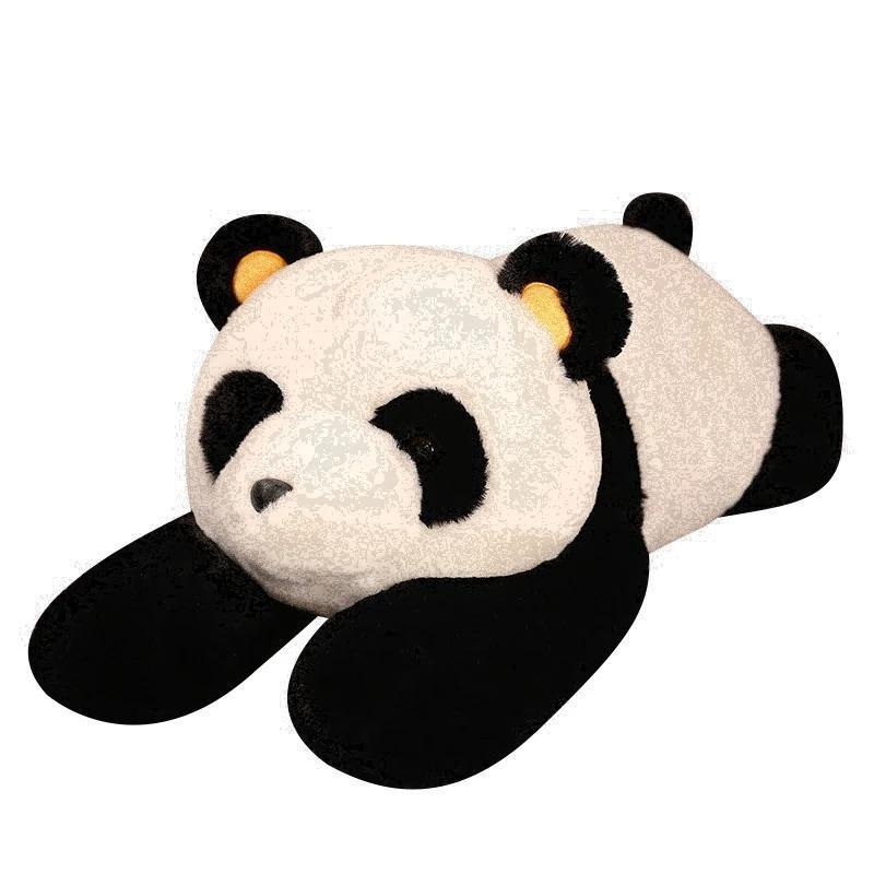 50cm Giant Panda Plush Toys Soft Sleep Pillow Cartoon Animal Bear Stuffed Baby Doll Classic Kids Birthday Christmas Gifts