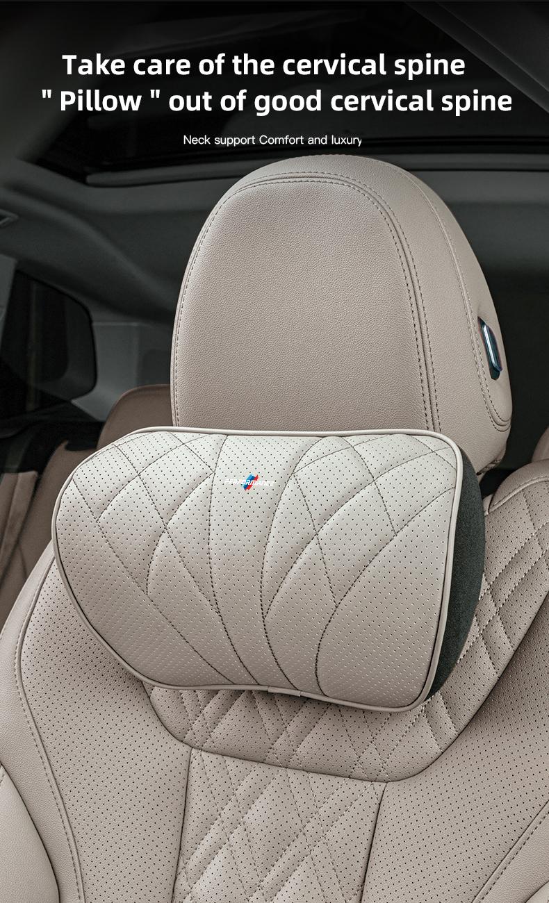 Car Memory Foam Headrest For BMW Performance F25 F26 F15 F16 E90 E91 E92 E60 E84 G22 G32 F13 F36 G30 G20 G11 G12 F80 F82 F90