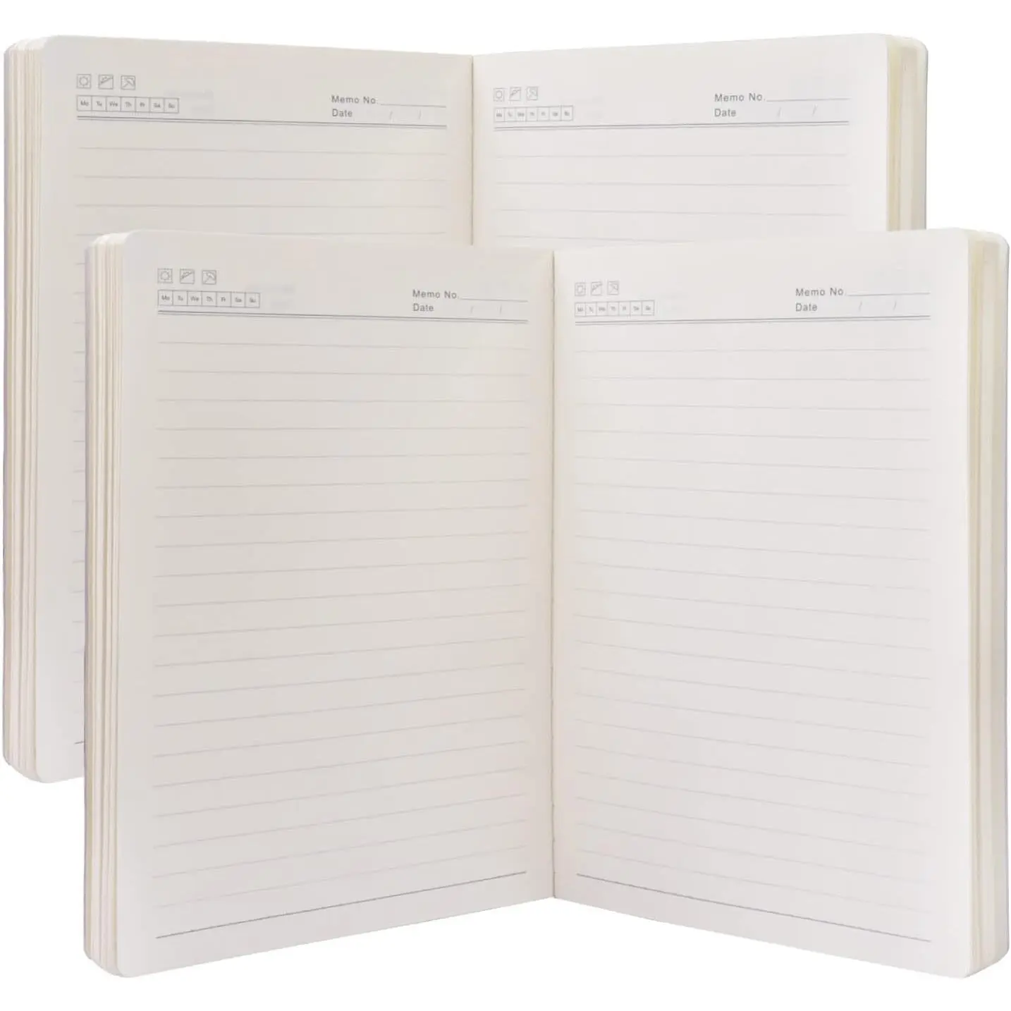Lined Journal Notebook Refill, A5 Size College Ruled Journal Refill Paper, 200 Pages 100Gsm Thick Papers, Daily Use Refilled Paper (2 refills)