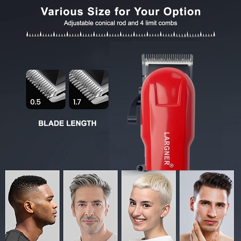 4 in 1 Electric Hair Trimmer Kit, 1 Set Rechargeable Hair Clipper Set, Professional Hair Cutting Grooming Kit for Men, Hair Beard Trimmer
