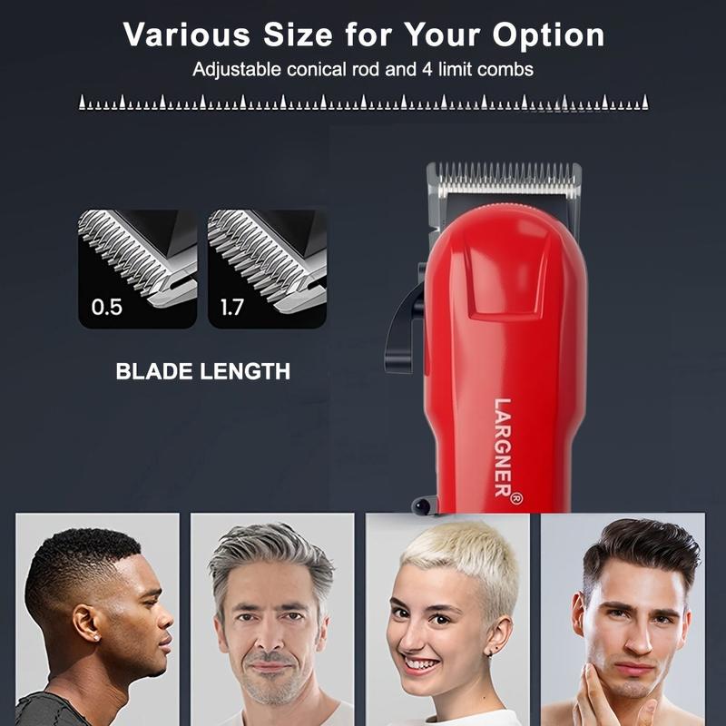 4 in 1 Electric Hair Trimmer Kit, 1 Set Rechargeable Hair Clipper Set, Professional Hair Cutting Grooming Kit for Men, Hair Beard Trimmer