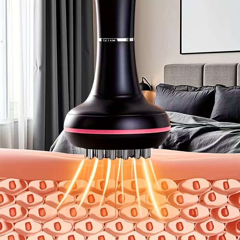 【Valentine's Day Gift】 Electric massage brush - FullBody Abdomen, Leg, Back and Shoulder Massage,USB Charging TPE Muscle Soothing, Portable Electric massage brush, Holiday Gifts for Parents,Home Fitness Tools 16  head  massager whole body muscle fascial