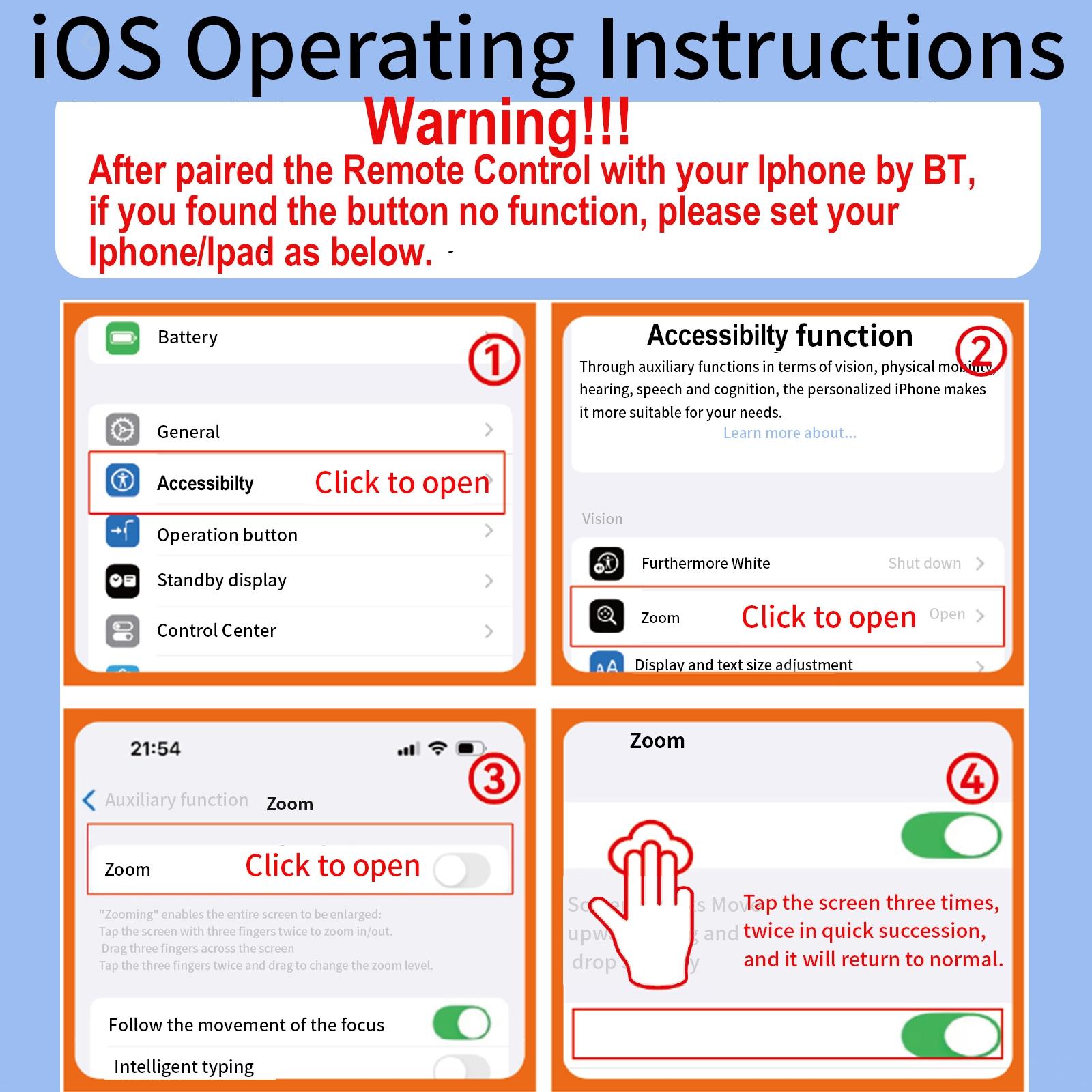 Wheeled Phone Remote Controller, Tiktok Video Swipe Control, Smart Selfie Remote with Zoom Function, Volume Control, for Android and iOS Phones/pads