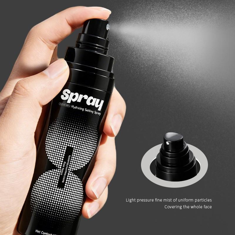 Hydrating Setting Spray 100ML, Say Goodbye to Flakiness, Fine Mist Long-Lasting Makeup, Glowy Finish No Smudging, Moisturizing Makeup Fixer