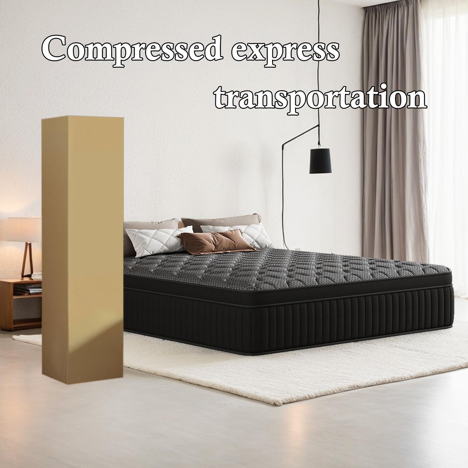 LODEIJA 8/10/12/14 Inch Twin, Full, Queen, King Mattress Memory Foam And Spring, Hybrid MattressMedium Firmness, Lumbar Support, For Home Rooms Hotels, Boxed Halloween ChristmasGift Furniture Ergonomic  size mattress Interior Modern size mattress