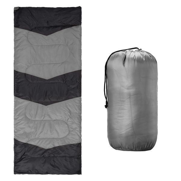 Lightweight Sleeping Bag for Backpacking, Hiking, Waterproof Compact Envelope Sleeping Bag for Cold & Warm Weather, Gray