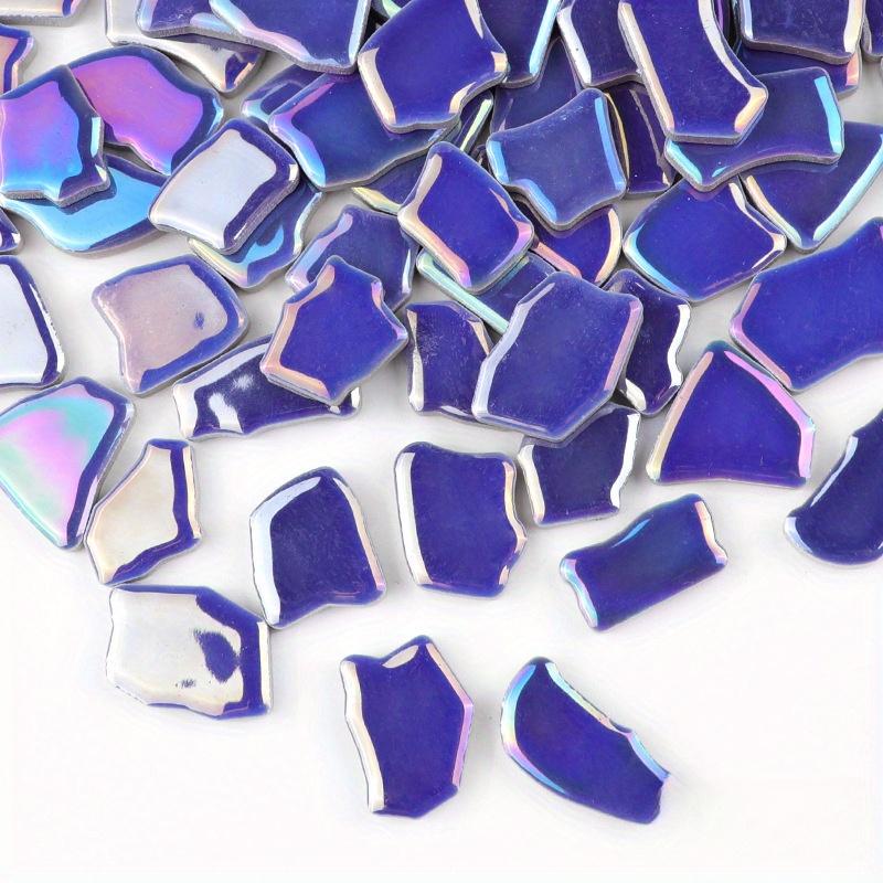 DIY Ceramic Mosaic Tiles, Approximately 35 Pieces, 200g Irregular Shapes, Handmade Materials, Free Stone Patchwork Tile Scraps