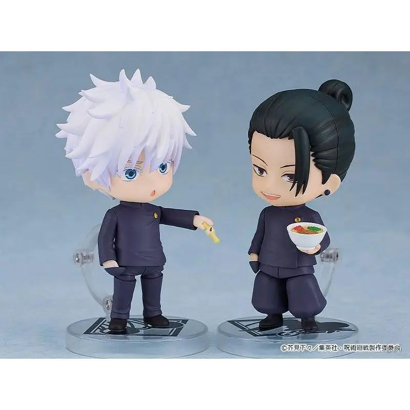 #2205 Gojo #2206 Geto Suguru Chibi Movable Figure With Interchangeable Faces Boxed Character Model Desktop Display Ornament