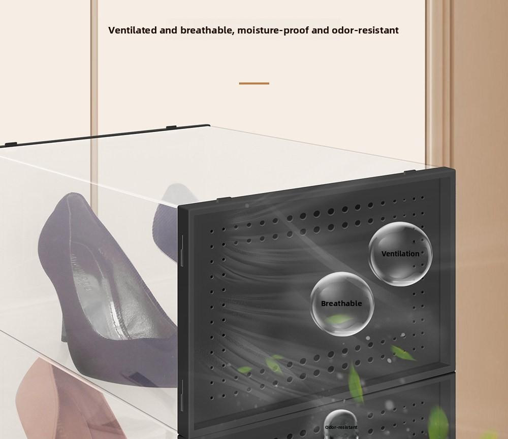 8/16 large storage shoe box, thickened version, easy assembly, multi-function removable multi-layer simple shelf, shoe storage box, shoe cabinet, shoe rack, transparent shoe display cabinet, Closet Shoe Organizer