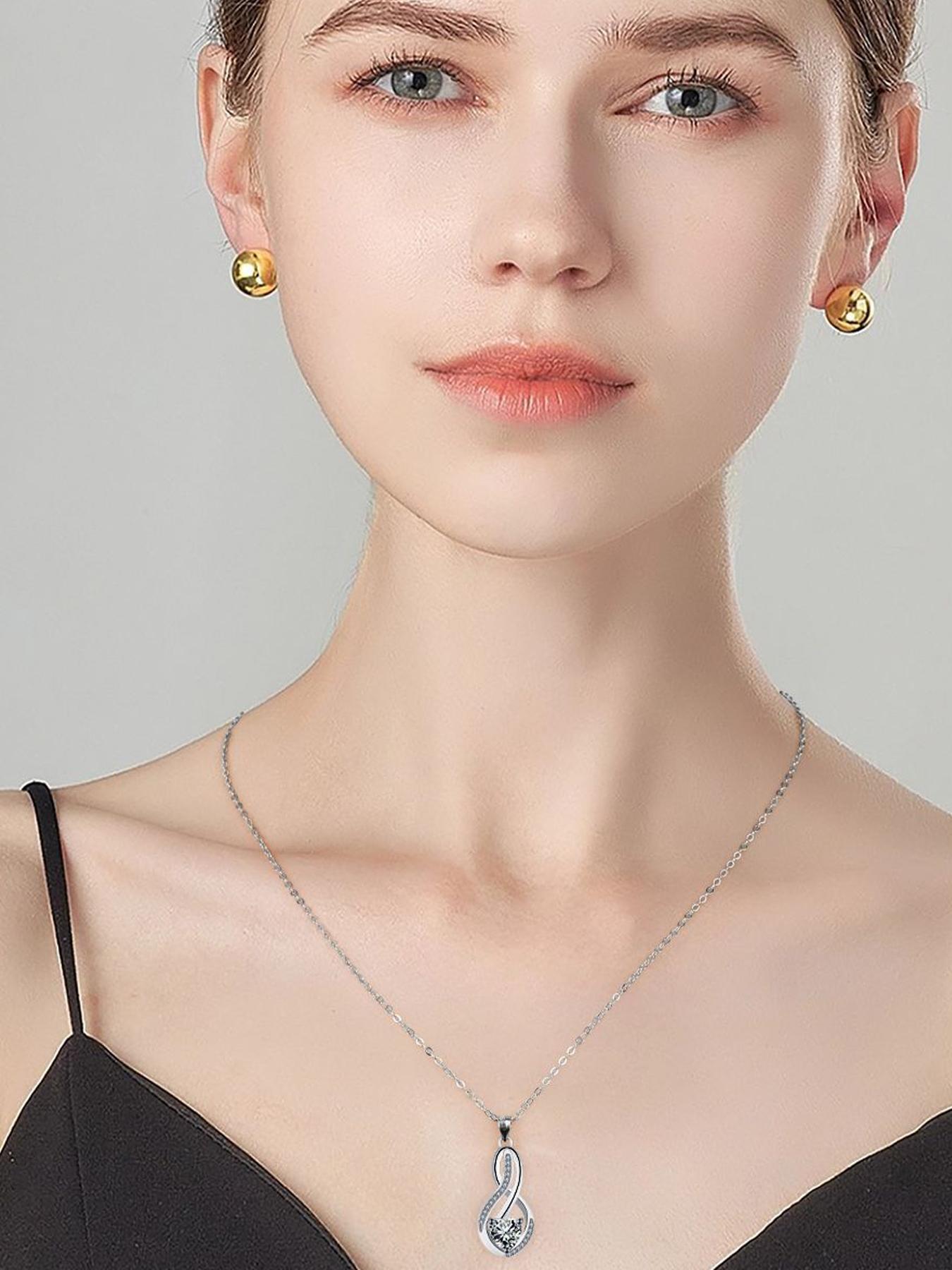 Witches Knot Necklace With Mini Book Jewelry Gift Box, Love Knot Necklace, Good Luck Irish Pagan Wiccan Necklace for Women, Amulet Jewelry Gift for Daughter Mom Wife Girlfriend