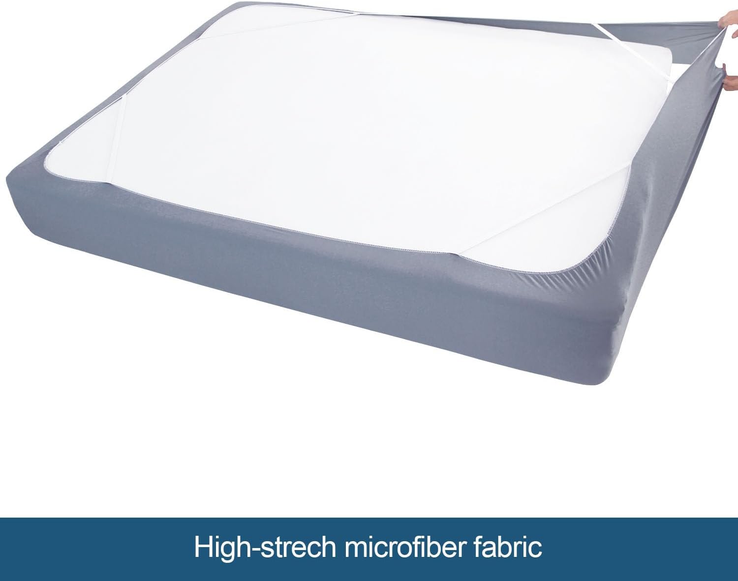 Solid Color Box Spring Cover, Alternative to Bed Skirt, Smooth Elastic Woven Material Wrap Around 4 Sides of The Box Spring, Non-slip Mattress Cover #TiktokShopSpringGlowUp