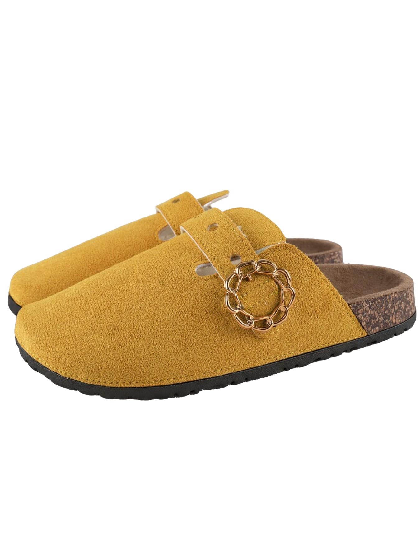 Women's Slip-On Mules, Macaron Color Perforated Sandals, Breathable Lightweight, Non-Slip Sole, Casual Daily Wear, All Seasons