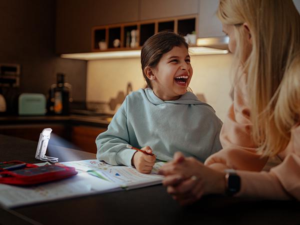 Rechargeable Reading Light with Auto Timer, 3-Colors & 5 Brightness Levels, Bookmark Clip-On LED Book Lamp, 80H Battery Life for Bedtime Reading