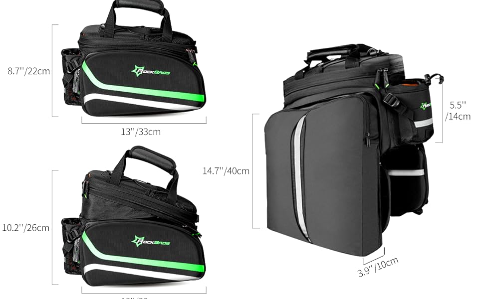 ROCKBROS Bike Panniers for Bicycle Trunk Bag 17L-45L bag Waterproof