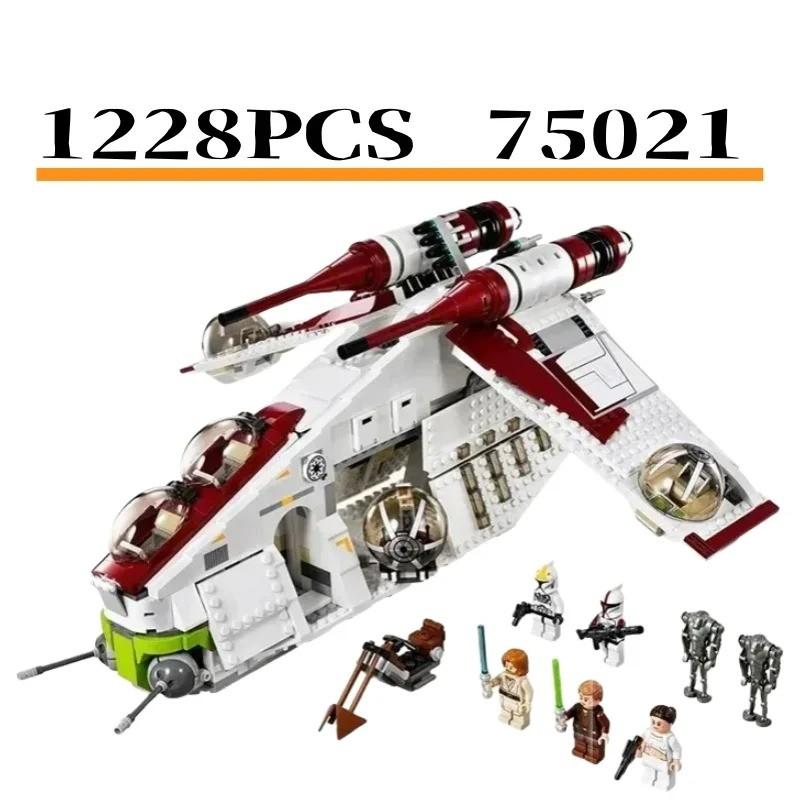 1228 Pieces New Arrival Spaceship DIY Decoration Building Blocks Toy, Collectible Gift for Kids Birthday, Figurines & Miniatures