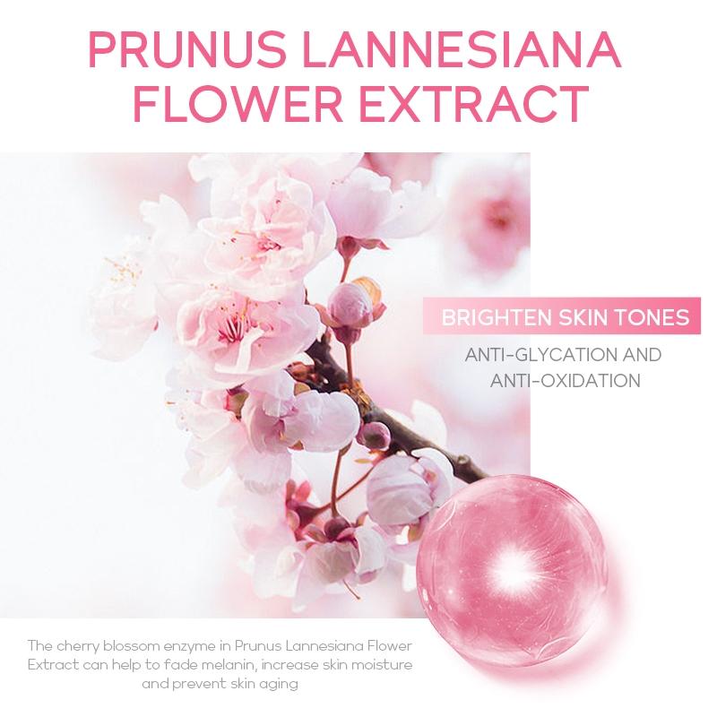 15ml Comfort Natural Sakura Extract Eye Serum & Eye Roller, 1 Count Skincare Eye Nourishing Cream, Eye Gel Cream for Under Eye Treatment, Facial Detailing Beauty Makeup Cosmetic Tool, Moisturize