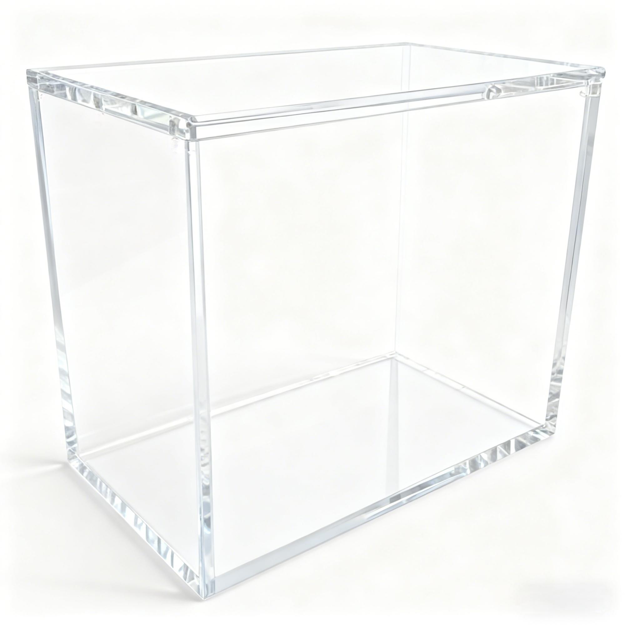 5mm Acrylic Stackable Display Box, Compatible with Etb Transparent Magnetic Case, Ideal for Trading Cards, Collectibles, Sports Memorabilia, Trade Card Box