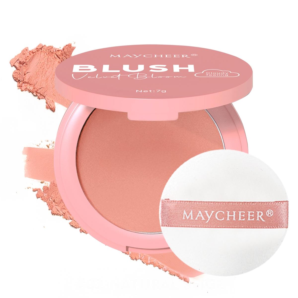 Matte Highlighter Blush Powder, Natural Makeup Effect, Long-Lasting, Fade-Resistant, Brightens Skin Tone, Perfect for Everyday Use
