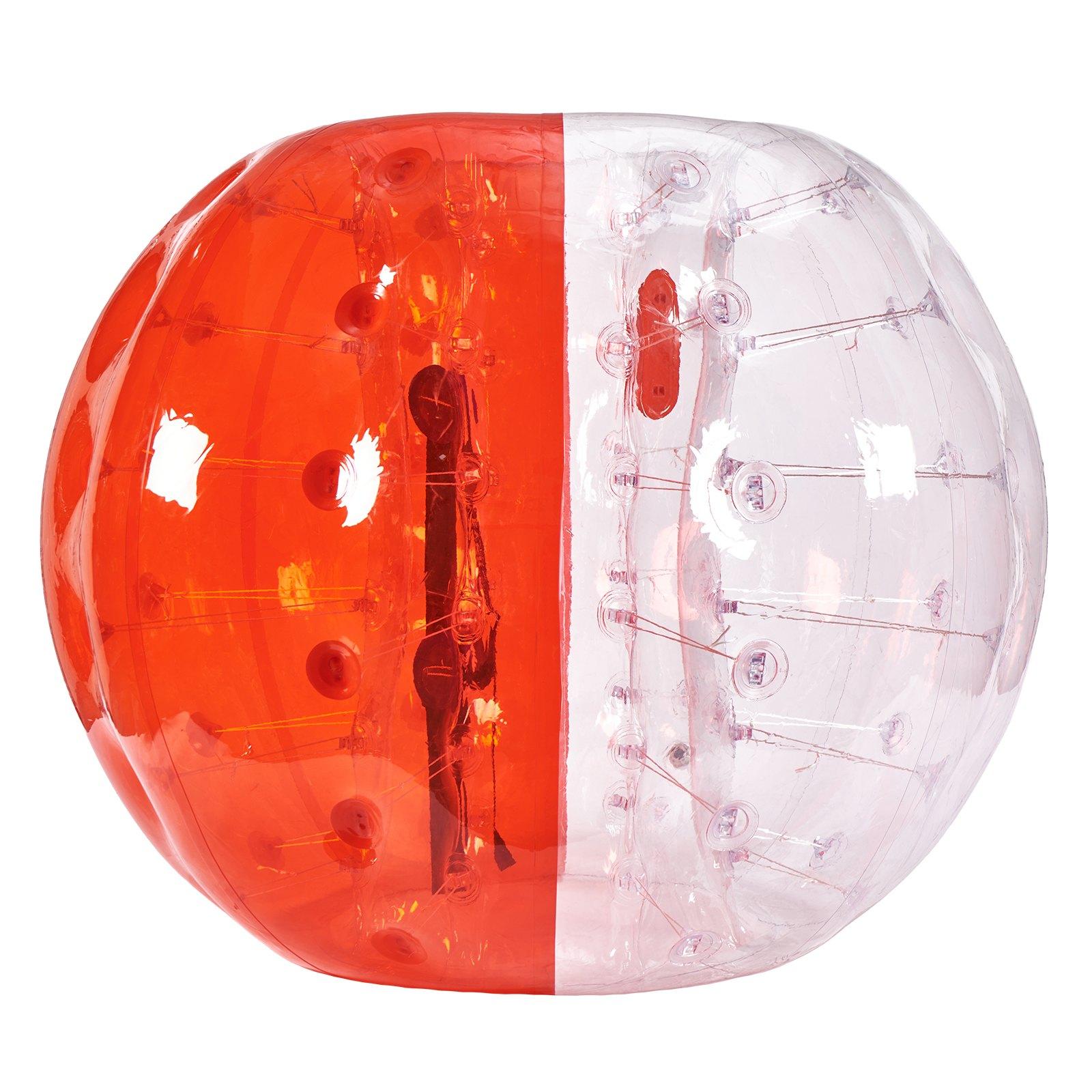 VEVOR Inflatable Bumper Ball 1-Pack, 5FT/1.5M Body Sumo Zorb Balls for Teen Adult, 0.8mm Thick PVC Human Hamster Bubble Balls for Outdoor Team Gaming Play, Bumper Bopper Toys for Garden, Yard, Park