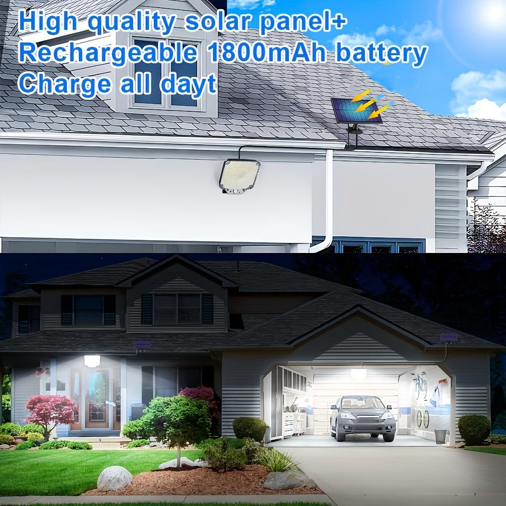 New solar-powered split wall light, outdoor motion sensor light, remote-controlled garden light, home garage street light