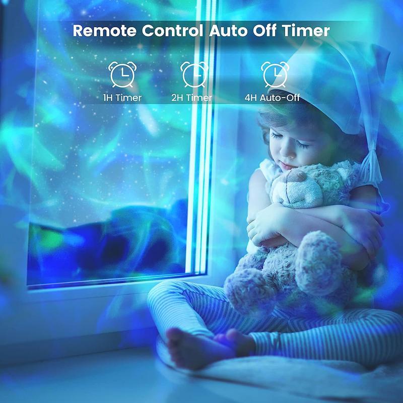 Starry Sky Projector with Remote Control, 1 Count Bluetooth-compatible Speaker Projector, USB Powered Playroom Night LED Light, Projector Lamp, LED Lights for Bedroom Room Decoration Astronaut Starry