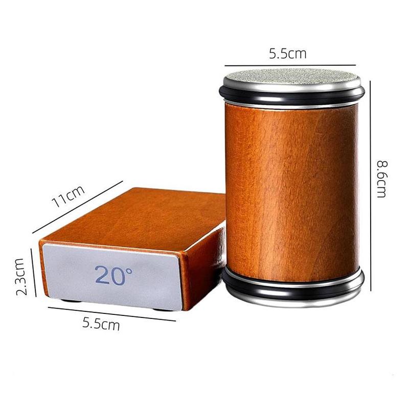 Rolling Knife Sharpener Tool Kit for Kitchen Knives, RollerKnife sharpening Stone with 15 & 20°Magnetic Angle forhoning knives pocket knife tumbler Household KnifeGadgets Cutting