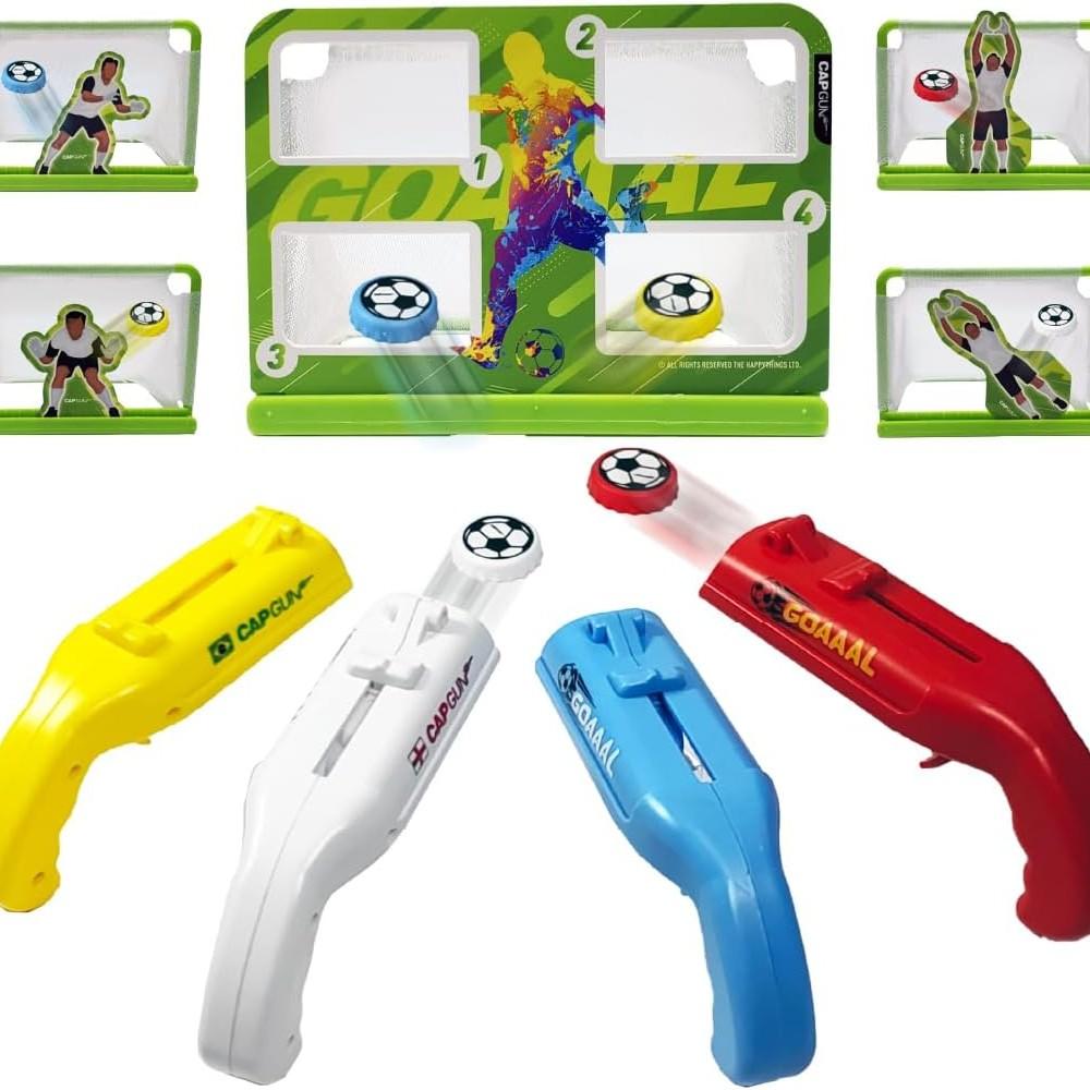 bottle cap shooting gun - Fun bottle opener tool launches bottle caps for parties, barbecues, and bar games