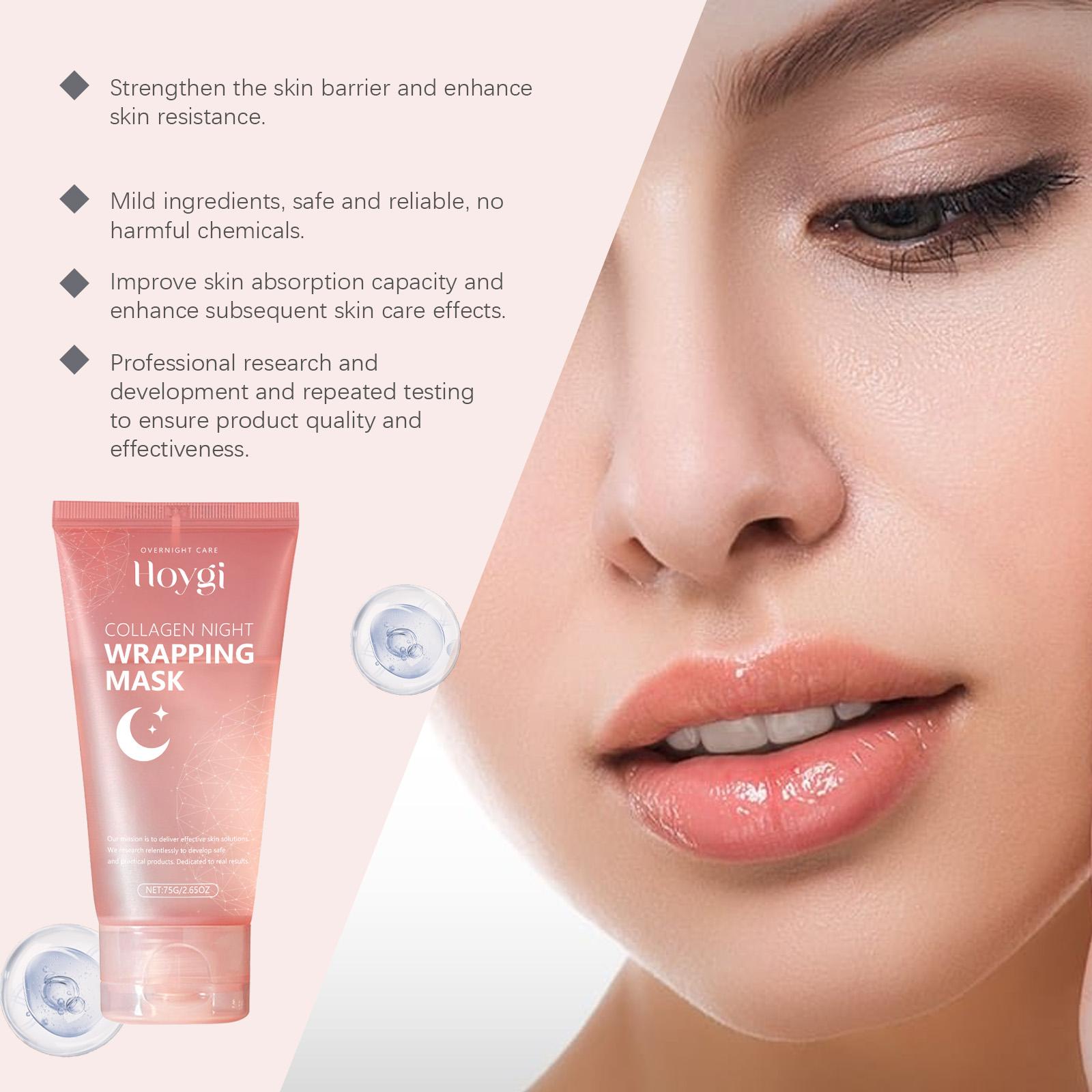 3 Pieces Collagen Moisture Peeling Mask, Moisturizing & Firming Skin Care Mask, Elasticity & Moisture Treatment Mask, Best Gift for Women