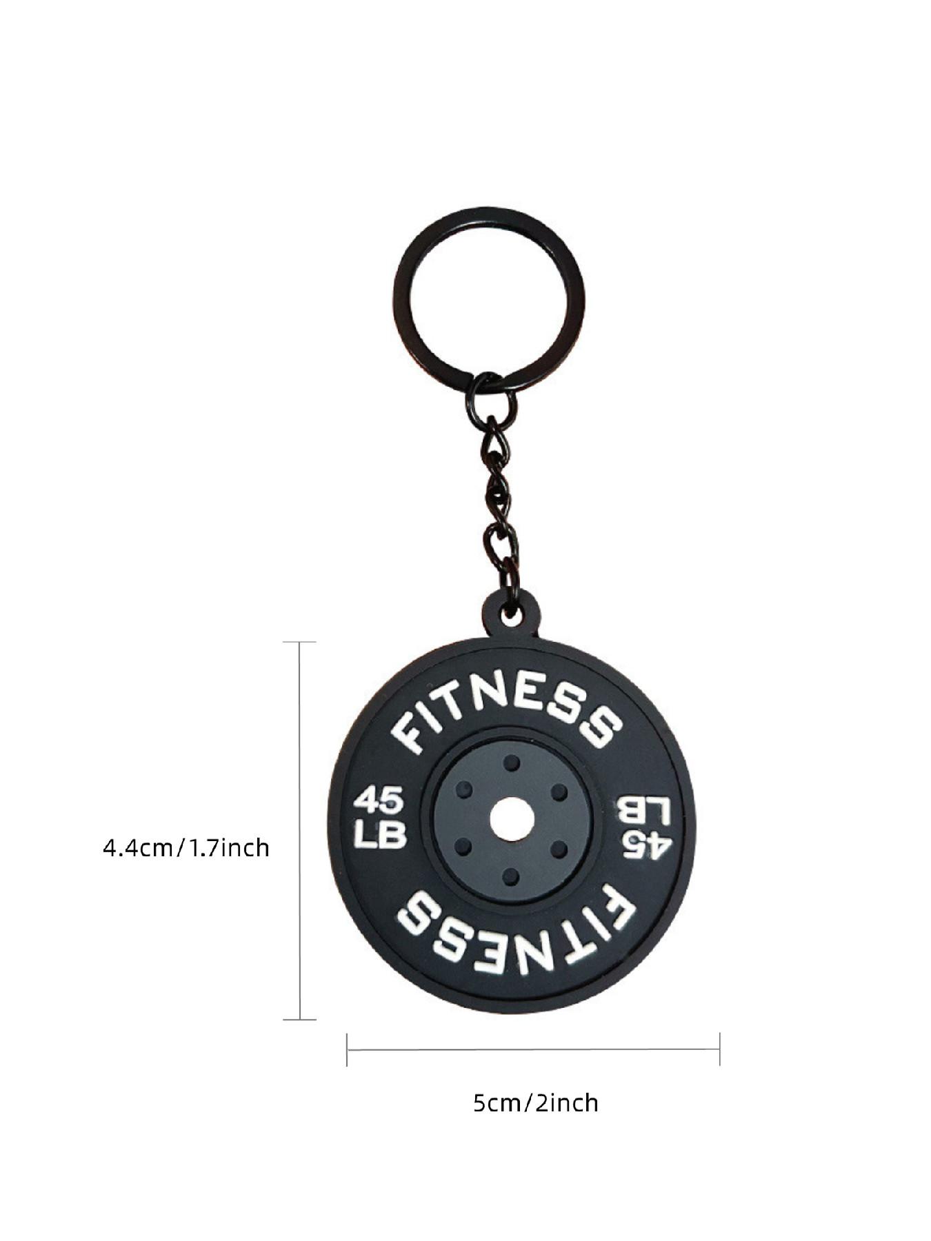 Creative Versatile Barbell Letter Decorative Hanging Piece for Bags Keys, Stylish Accessory for Everyday Use, Perfect Gift Idea