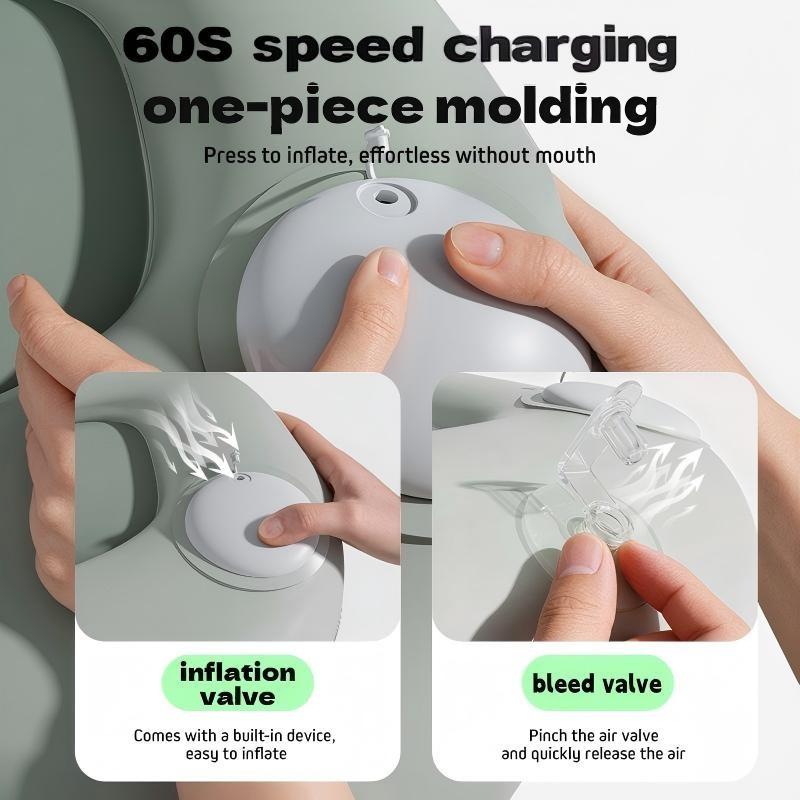 Portable Outdoor Inflatable Pad, Press-Inflate Foldable Music Festival Chair, Thick Material, Concert Beach Lawn Pad