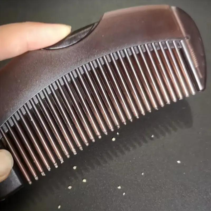 Energy Comb Set, Hollow Design Hair Care Brush, Dandruff Removal Comb, No Wash Anti-Hair Loss, Oil Control Head Combs, 2 Pieces