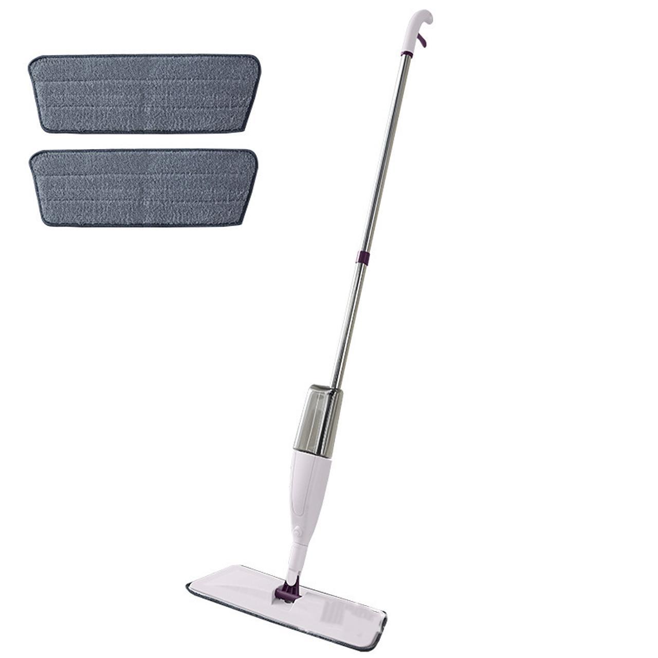Multifunctional Microfiber Spray Mop with Reusable Pad, Wet Dry Cleaning for Hardwood, Decorative Panels, Tiles, Ceramic Floors, Microfiber Mop Pads