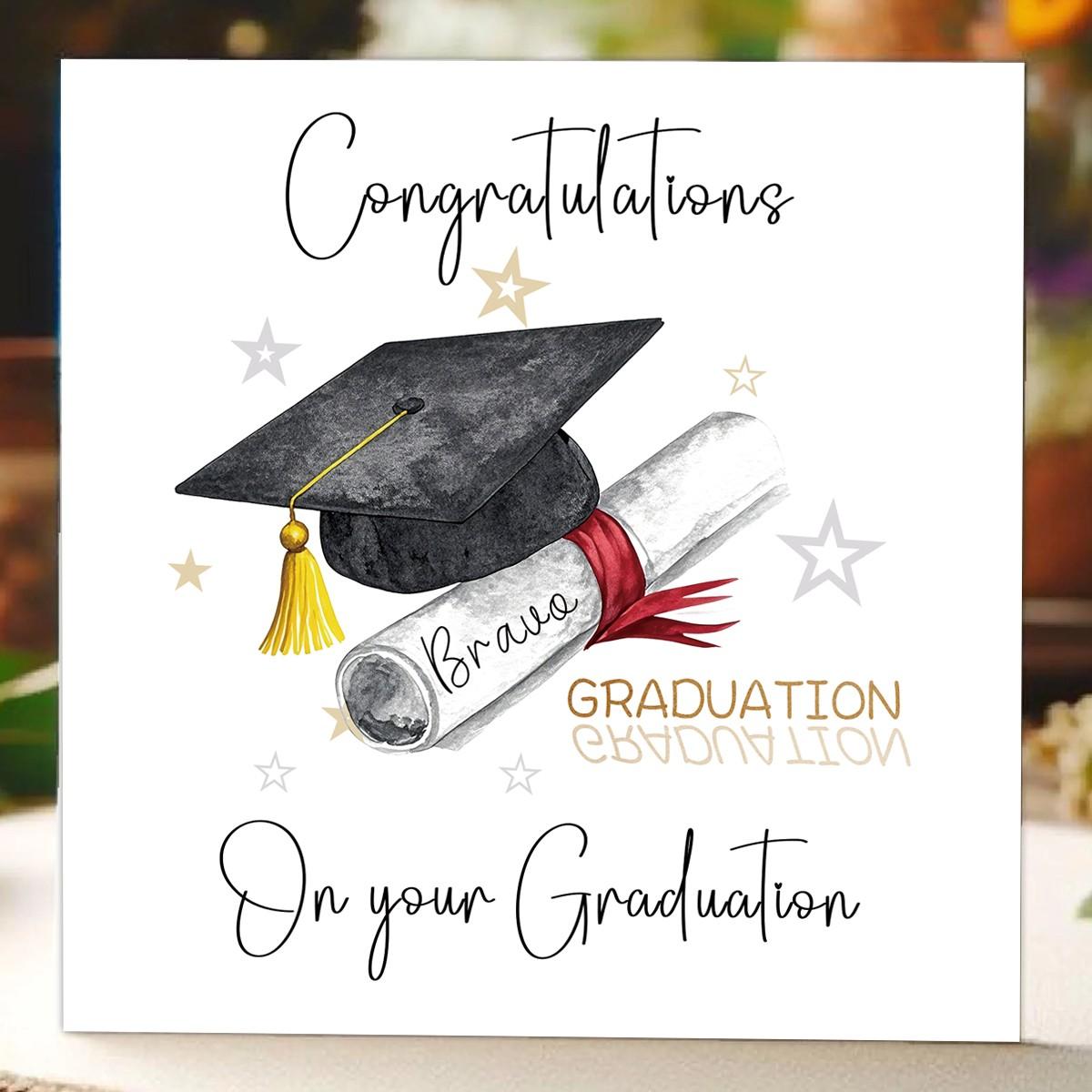 congrats grad card message You Did It High School Graduation Card