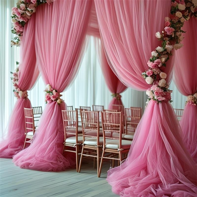 Netting Roll, Christmas Theme Decoration Mesh, Wedding Season Multi-Functional Decor, Valentine's Day, Outdoor Photography Backdrop