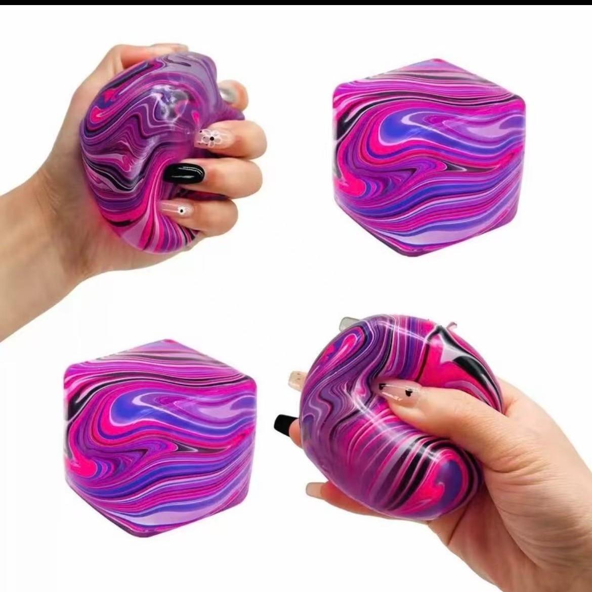 Stress Relief Squishy Toy, Malt Sugar Cube Design, Pressure Release Fun, Perfect for Relaxing Moments, Unique Textured Plaything