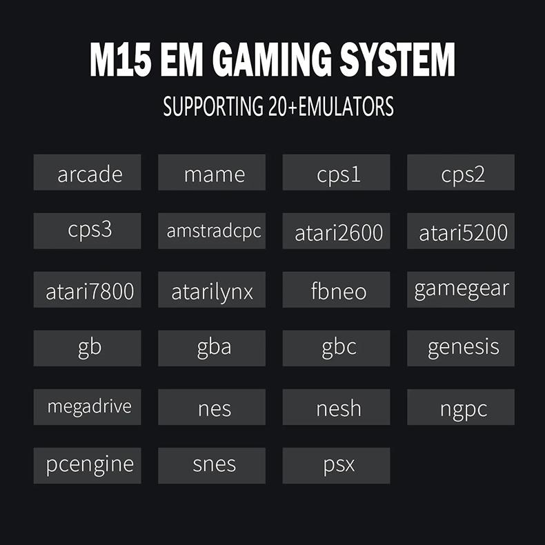 M15 Plus Retro Game Console Stick with 20,000+ Classic Games, Controller Included, Upgraded Gaming Experience for Nostalgic Gamers
